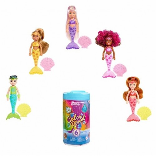 Barbie Color Reveal Chelsea Gökkuşağı Deniz Kızı Bebekler HDN75